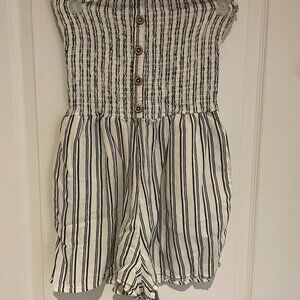 Striped romper